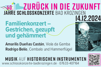 Konzert am 14.12.2024 - Familienkonzert - Gestrichen, gezupft und gehämmert